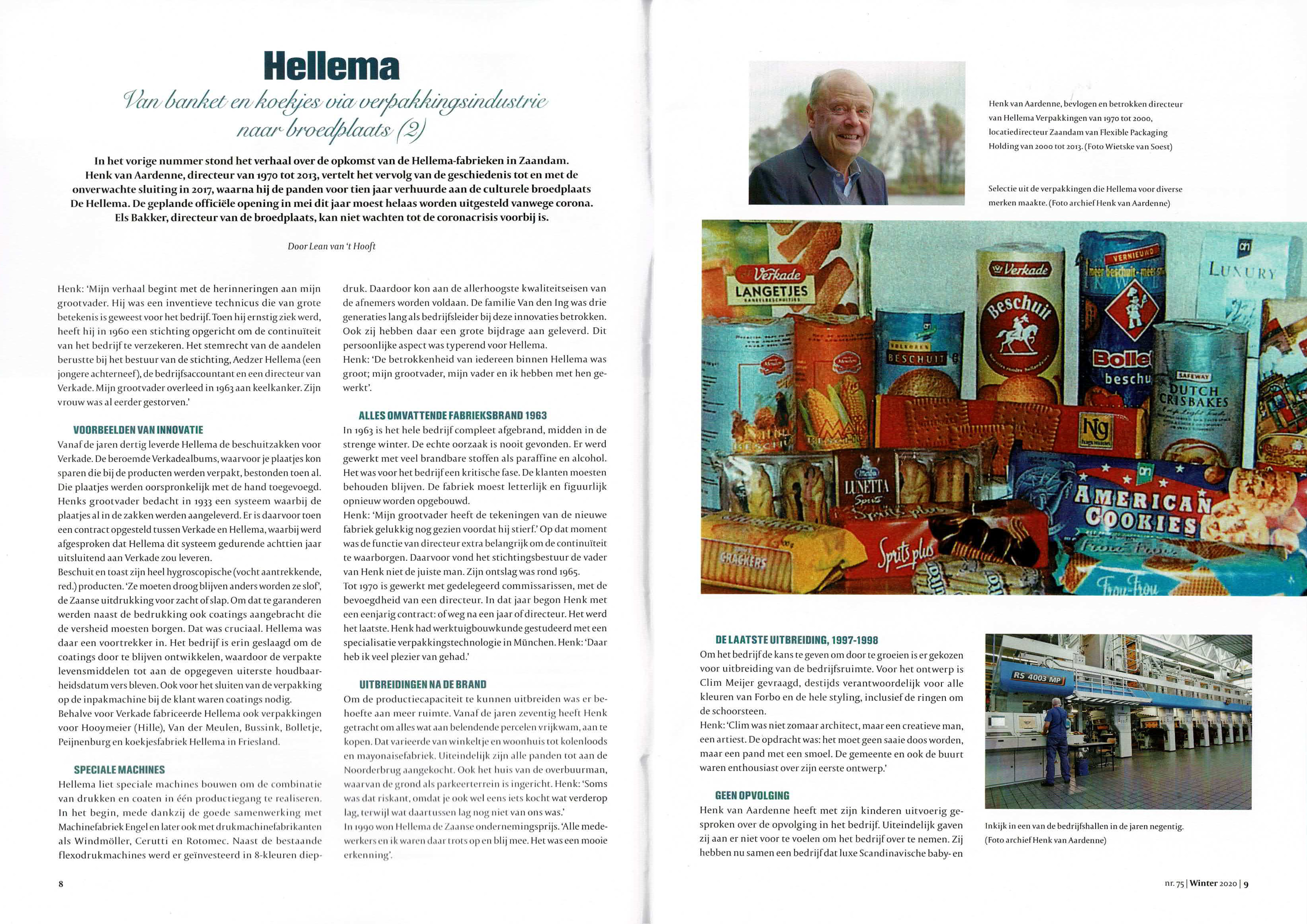 Tijdschriftartikel: Van koekjes naar broedplaats, pagina 1